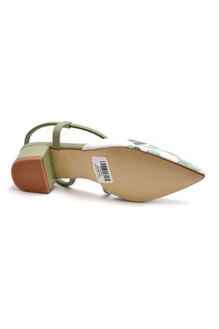 Giày sandal gót thấp Merly 1047HI Lá Cây