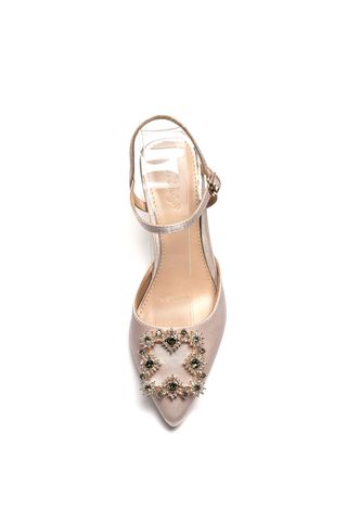 Giày Cao Gót Slingback Đi Tiệc Đế Nhọn 7cm Merly 1363 Giày Cao Gót Nude, Cao Gót Mui Nhọn, giày nữ big size, Giày Cao Gót Bít Mũi Hở Gót Quai Hậu