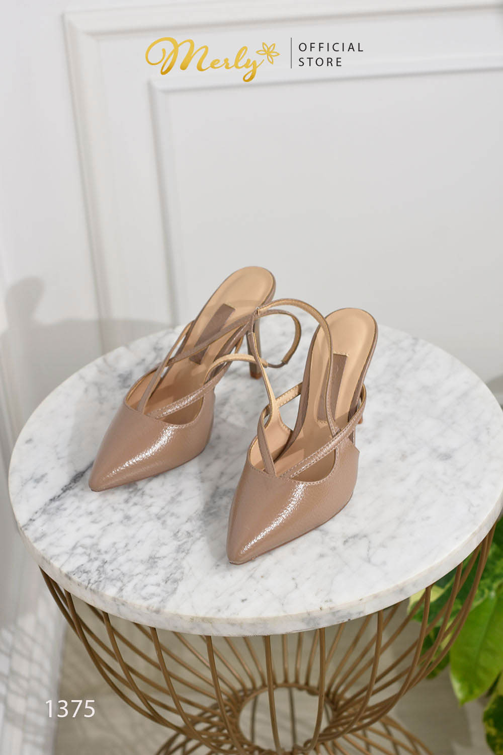 Gi y Cao G t Slingback 9cm Gi y N Merly