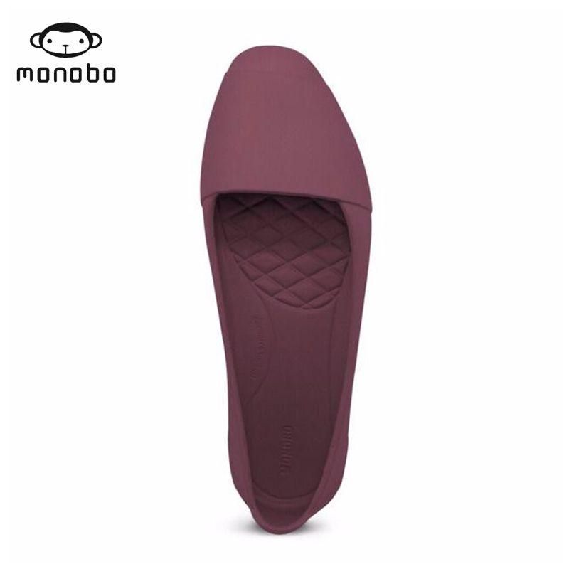 Giày Búp Bê Nhựa Thái Lan 1421N Winter2 Đỏ Mận