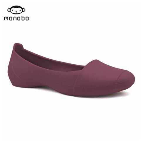 Giày Búp Bê Nhựa Thái Lan 1421N Winter2 Đỏ Mận