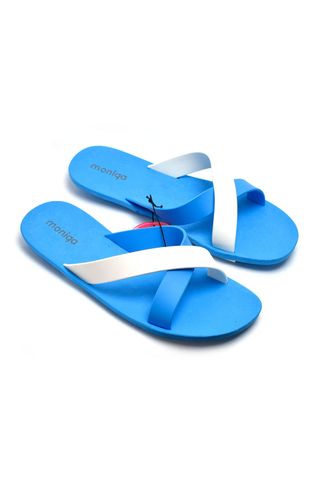 Dép Quai Ngang Nữ, Dép Hai Quai Ngang, Dép Nhựa Thái Lan quai chéo phối màu Moniga Ivy Color 2 1454N