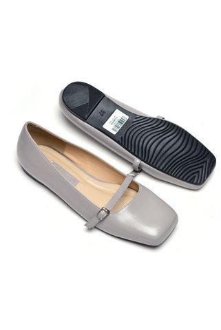 Giày Búp Bê Quai Ngang Merly 1473 Xám Bigsize 35-42, Giày Búp Bê Mary Jane, Giày Mũi Vuông Nữ, Giày Búp Bê Có Quai Hàn Quốc, Giày Công Sở Nữ, Giày Bệt Nữ, Giày Nữ Big Size
