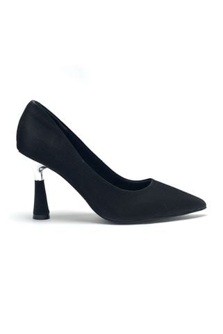 Giày Cao Gót Mũi Nhọn 7cm Công Sở Sang Trọng Merly 1476 Đen Vân, Giày Cao Gót Big Size, Giày Cao Gót 7cm, Giày Cao Gót Đen Mũi Nhọn, Giày Công Sở Nữ