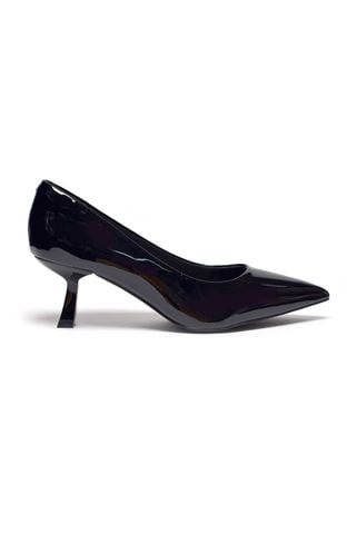 Giày Cao Gót Mũi Nhọn 5cm Merly 1526 Đen Bóng, Giày Cao Gót Đế Nhọn, Giày Công Sở Nữ Êm Chân, Giày Cao Gót Big Size 35-43
