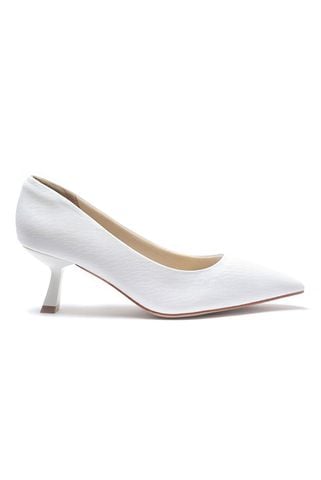 Giày Cưới Cô Dâu Đế Thấp 5cm Merly 1526 Trắng Sóng, Giày Cao Gót Trắng Mũi Nhọn, Giày Cao Gót Big Size 35-43, Giày Đi Tiệc, Giày Cao Gót 5cm