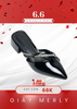 Giày Sục Nữ Big Size Mũi Nhọn Đế Vuông Gót Cao 3cm Đen Bóng [35 - 43] Merly 1549, Giày Dép Big Size Nữ, Cao Gót Đế Vuông 3cm, Giày Tiệc, Giày Công Sở