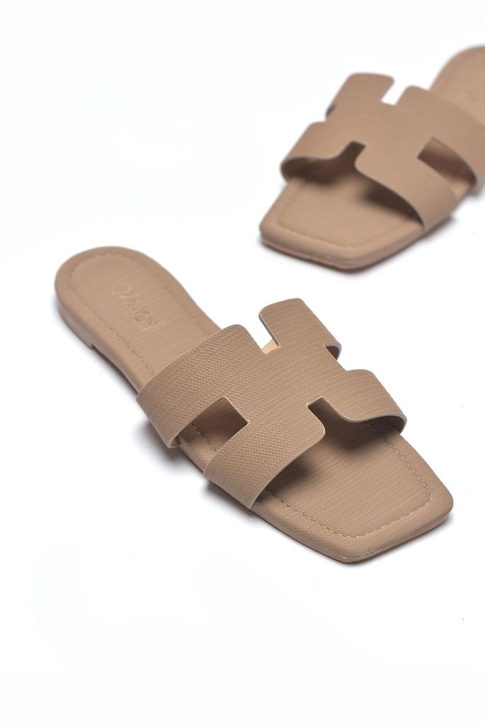 Dép Chữ H Nữ Mềm Thương Hiệu Merly 1558 Nâu Vân Bigsize 35-43, Dép Nữ Big Size, Dép Nữ Quai Ngang, Dép Nữ Cao Cấp, Dép Lê Nữ, Shop Giày Dép Big Size Nữ