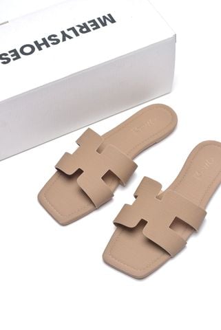 Dép Chữ H Nữ Mềm Thương Hiệu Merly 1558 Nâu Vân Bigsize 35-43, Dép Nữ Big Size, Dép Nữ Quai Ngang, Dép Nữ Cao Cấp, Dép Lê Nữ, Shop Giày Dép Big Size Nữ