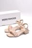 Sandal Tiểu Thư Voan Màu Nude, Sandal Big Size Merly, Giày Đi Tiệc