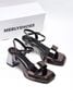 Sandal Cao Gót Quai Ngang Đế Đúp 7cm Merly 1597 Chì Bóng Bigsize 35-42