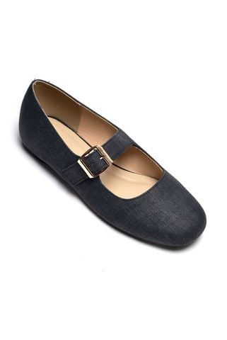 [PHOM TO] Giày Búp Bê Quai Ngang Mary Jane Bệt Merly 1629 Đen CP Bigsize 35-43, Giày Búp Bê Nữ, Giày Bệt Nữ