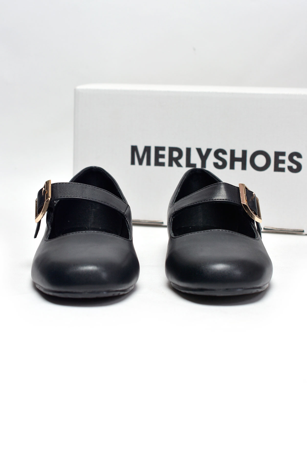 [PHOM TO] Giày Búp Bê Quai Ngang Mary Jane Bệt Merly 1629 Đen Mờ Bigsize 35-43, Giày Búp Bê Nữ, Giày Bệt Nữ