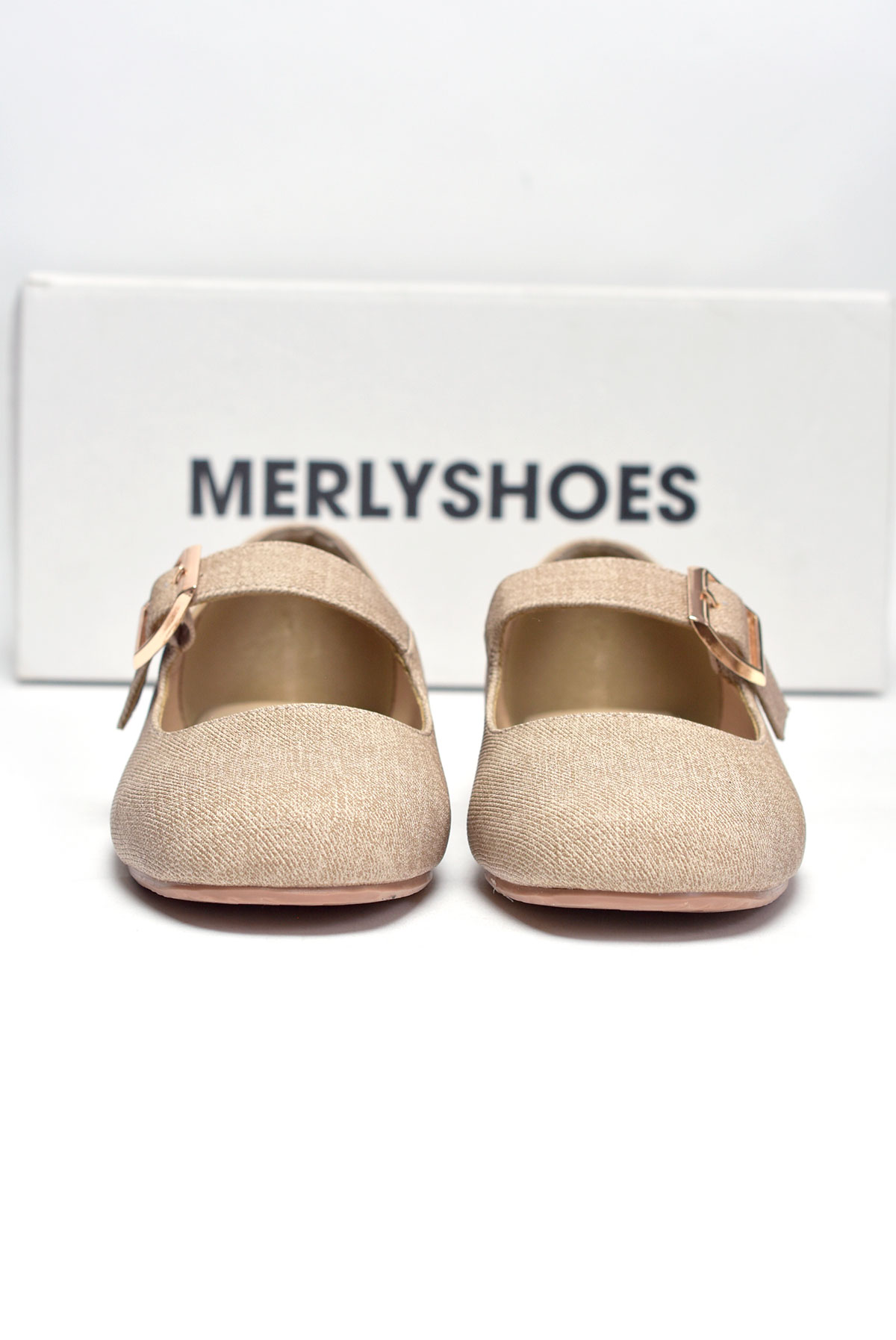 [Form to lùi 1 size] Giày Búp Bê Quai Ngang Mary Jane Bệt Merly 1629 Nâu Da Giả Jean Bigsize 35-43, Giày Búp Bê Nữ, Giày Bệt Nữ