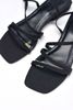 Giày Sandal Nữ Dây Mảnh Màu Đen, Xăng Đan Nữ Big Size Chính Hãng Merly, Dép Sandal Cao Cấp