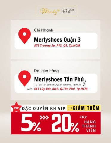 Giày Slingback nữ cao gót Merly 1466 Kem Vàng, Giày Cao gót Mui Vuông Gót Bẹt 7cm