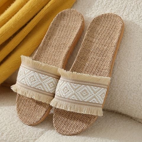 Dép Cói Đi Biển Cho Nữ 1623N Size 35-43 Phong Cách Cổ Điển Thoáng Mát, Dép Nhóm, Dép Đi Chơi, Dép Đi Biển