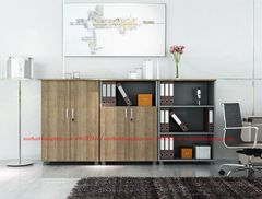 Cụm tủ tài liệu 1m2 Laminate thiết kế rẻ bền đẹp