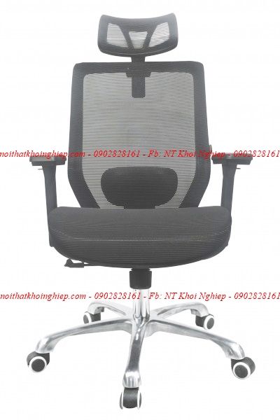 Ghế lưới trưởng phòng có gối tựa đầu GD8349G