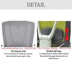Ghế xoay lưới ngả lưng GNL101