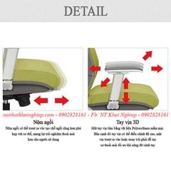 Ghế xoay lưới ngả lưng GNL101