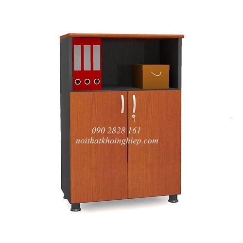 Tủ tài liệu thấp 1m2 cánh lửng Laminate KSM7130