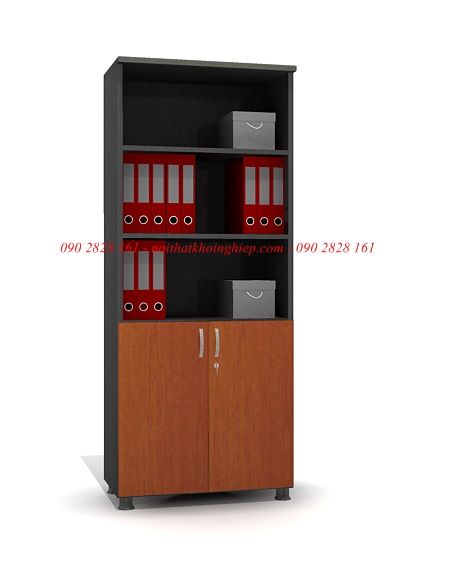 Tủ tài liệu cao cánh lửng Laminate KSM8150