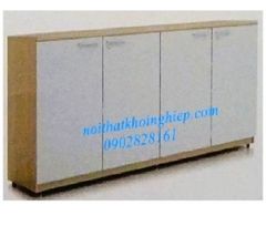 Tủ tài liệu thấp 4 cánh gỗ giá rẻ CL1608SMD