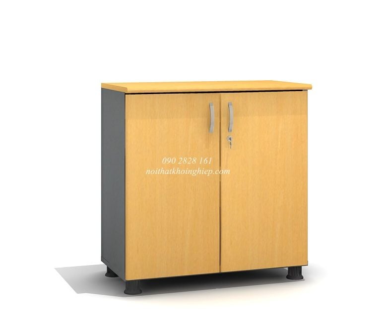 Cụm tủ tài liệu thấp Laminate thiết kế đơn giản hiện đại