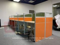 Vách ngăn telesales bàn làm việc giá rẻ VNT05