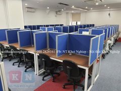 Vách ngăn telesales bàn làm việc VNT06