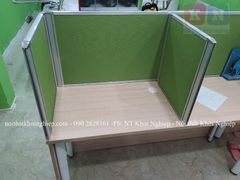 Vách ngăn telesales bàn làm việc đẹp VNT01