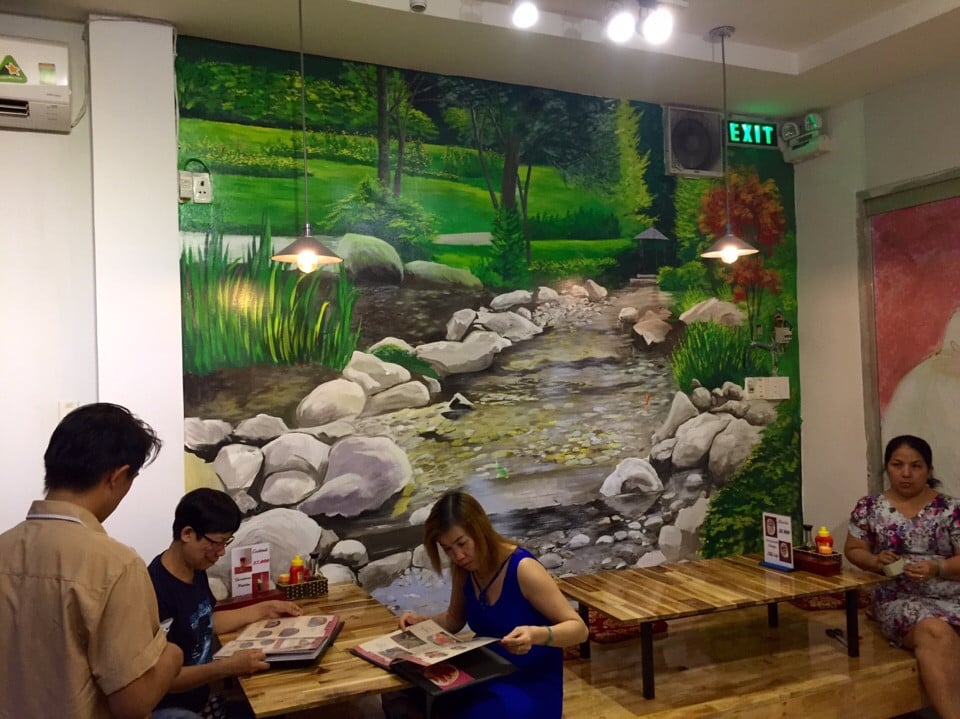 Vẽ tranh tường quán ăn | VẼ TRANH TƯỜNG - GALLERY ANH CƯƠNG
