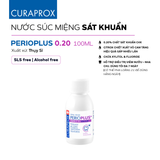  Nước súc miệng Curaprox PerioPlus Forte 100ml 