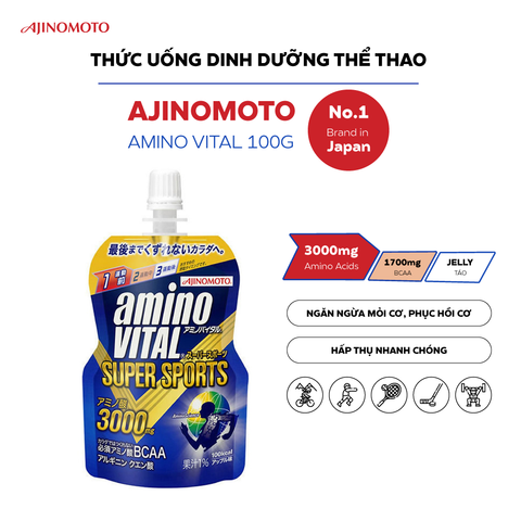  Thức uống dinh dưỡng thể thao Ajinomoto Amino Vital gói 100g 