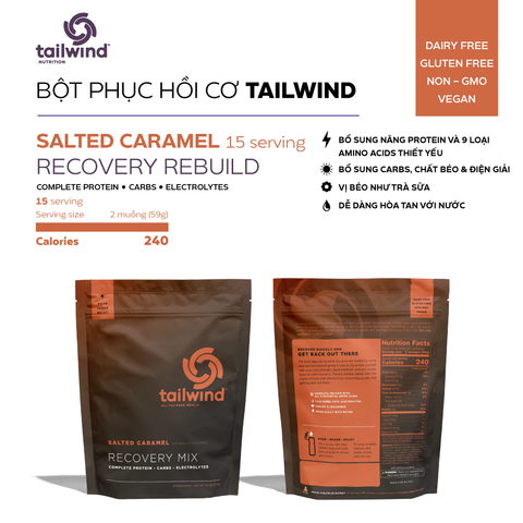  Bột hồi phục cơ Tailwind Recovery Rebuild gói 15 serving 