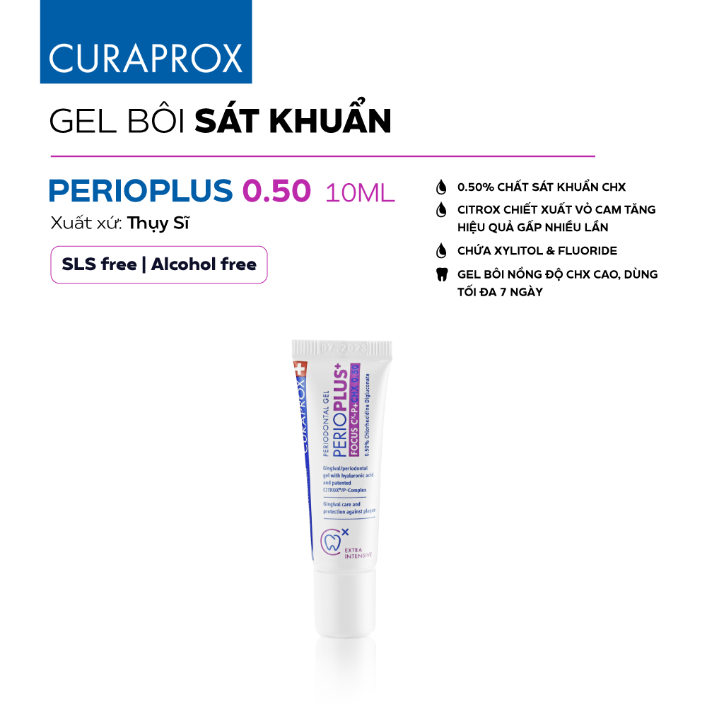  Gel bôi sát khuẩn Curaprox PerioPlus Focus 10ml 