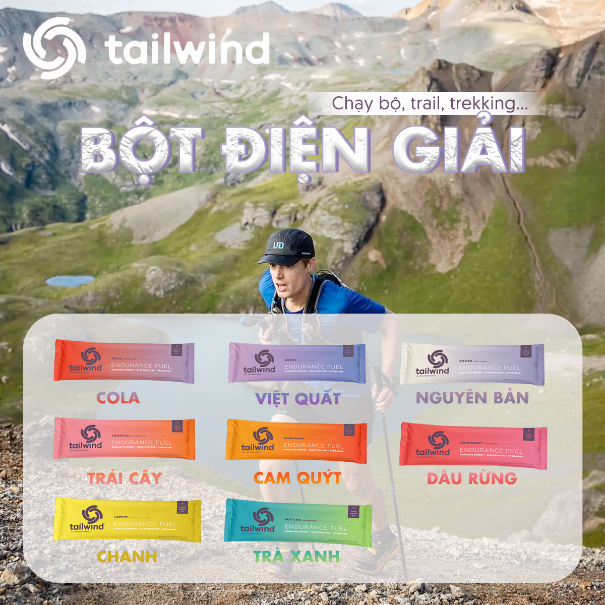  Bột năng lượng Tailwind Endurance Fuel gói 2 serving 