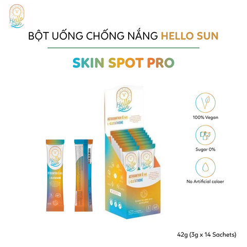  Bột Uống Chống Nắng Skin Spot Pro - Hello Sun 