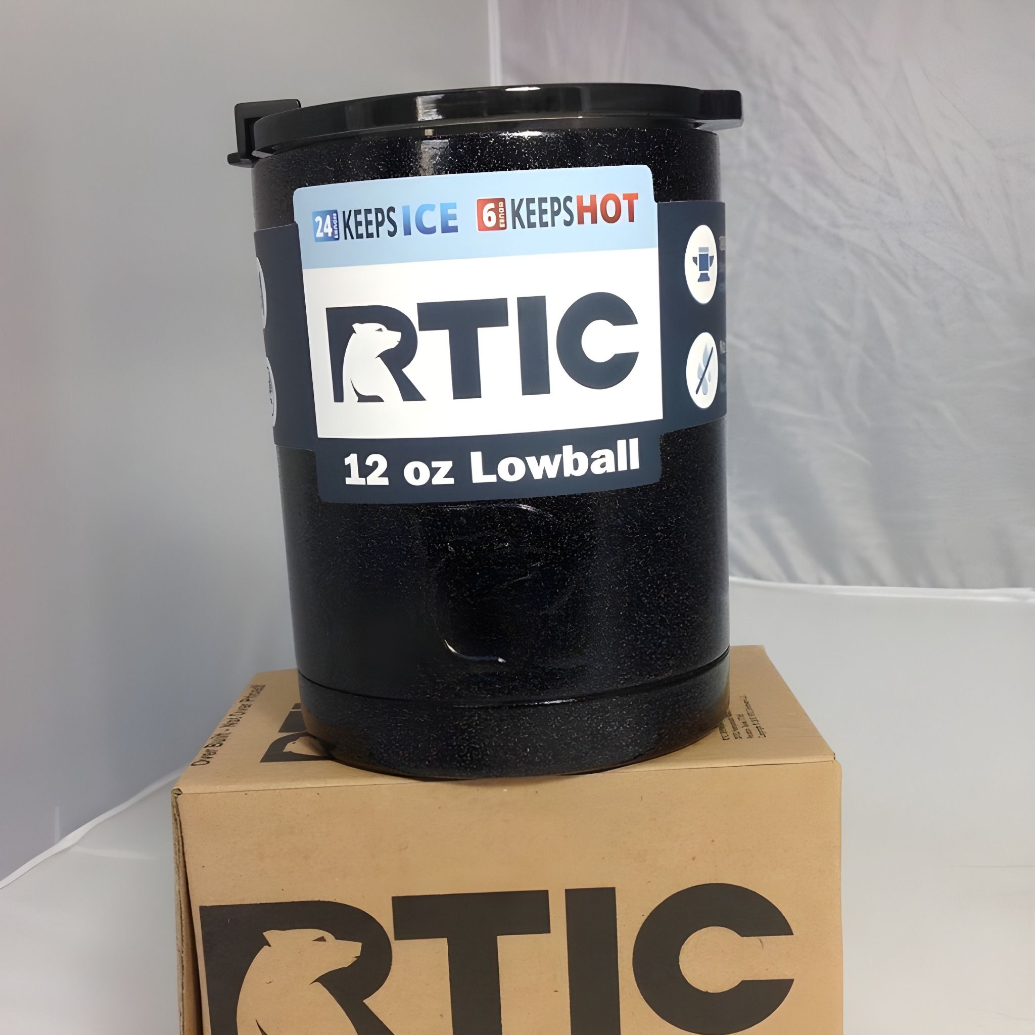  Ly Giữ Nhiệt RTIC Lowball Tumbler 350ml 12oz Made in USA - Nhiều màu 