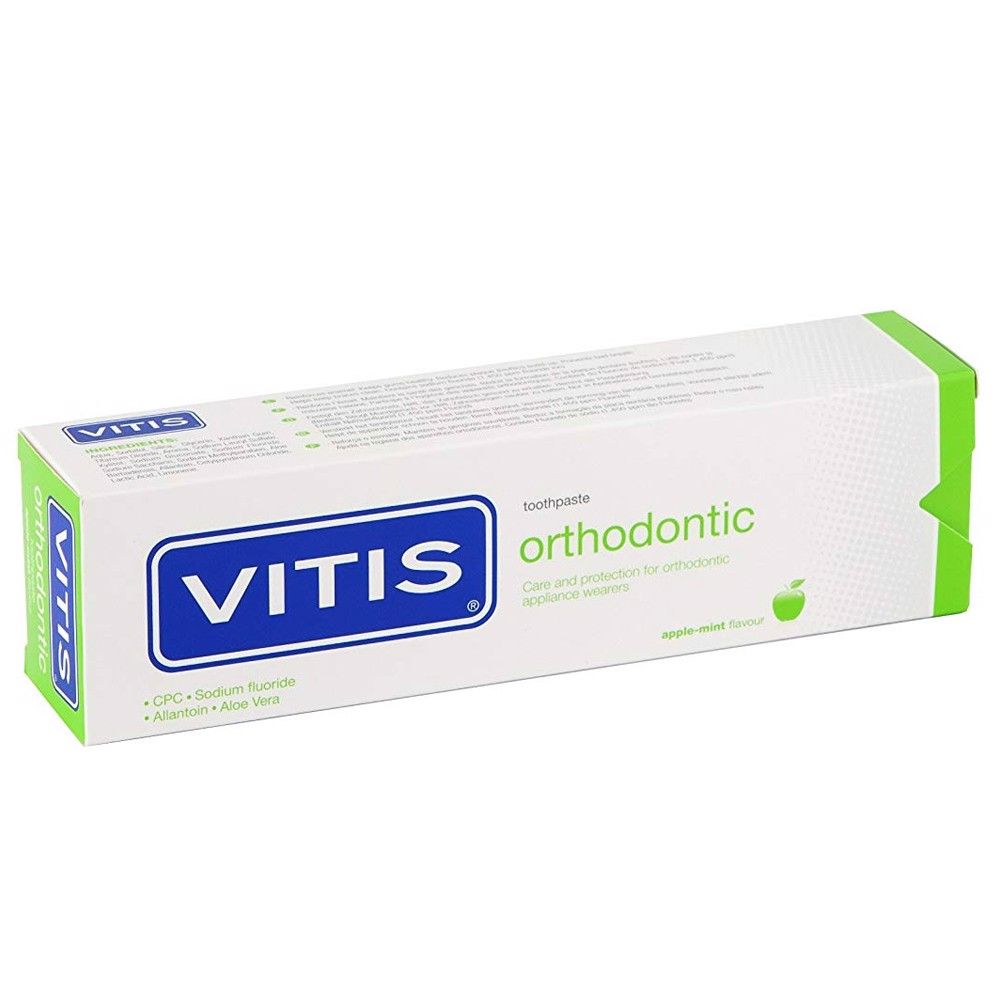  Kem đánh răng Vitis Orthodontic cho răng niềng 100ml 