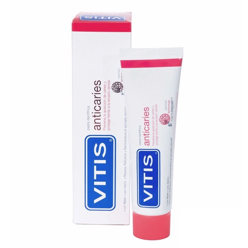  Kem đánh răng Vitis Anticaries ngừa sâu răng 100ml 