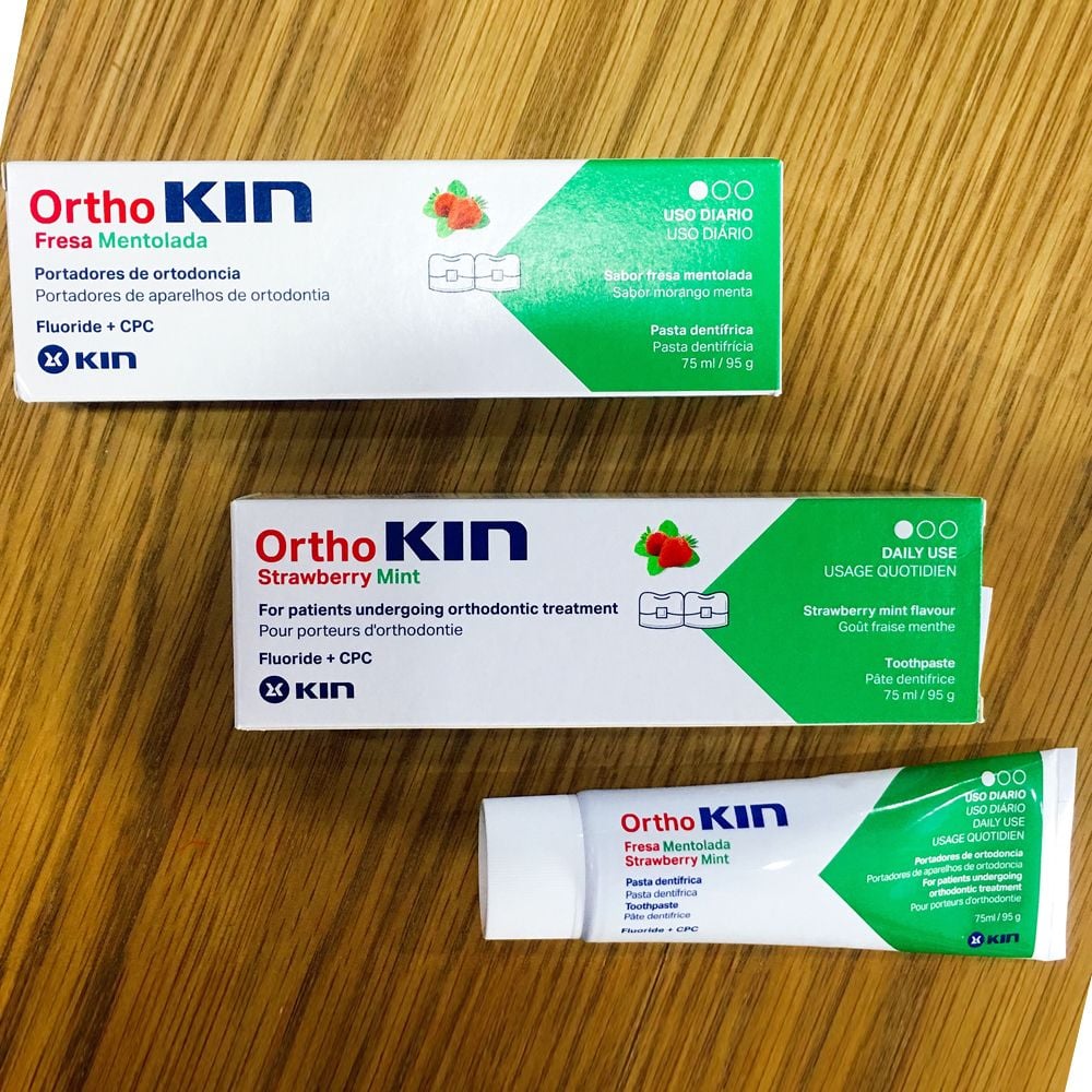  Kem đánh răng Ortho Kin cho răng niềng 75ml 