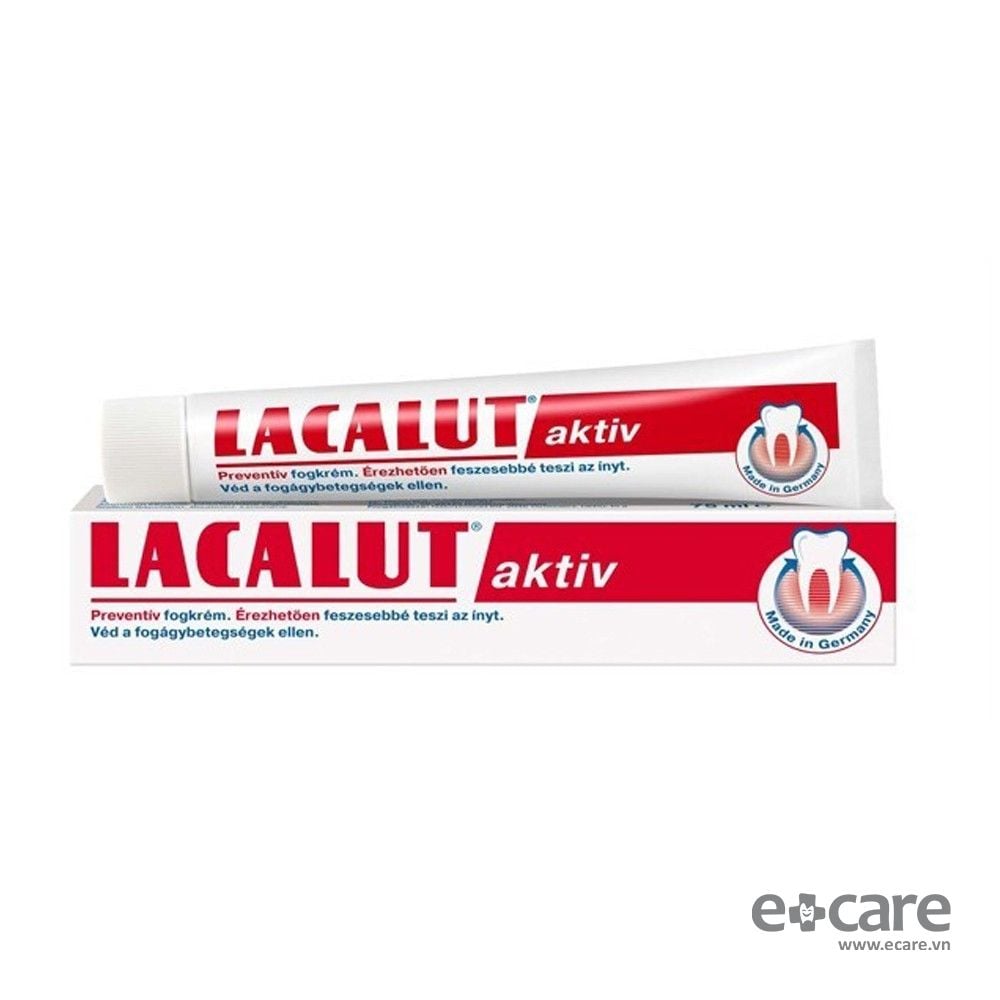  Kem đánh răng Lacalut Aktiv ngừa viêm nướu 75ml 