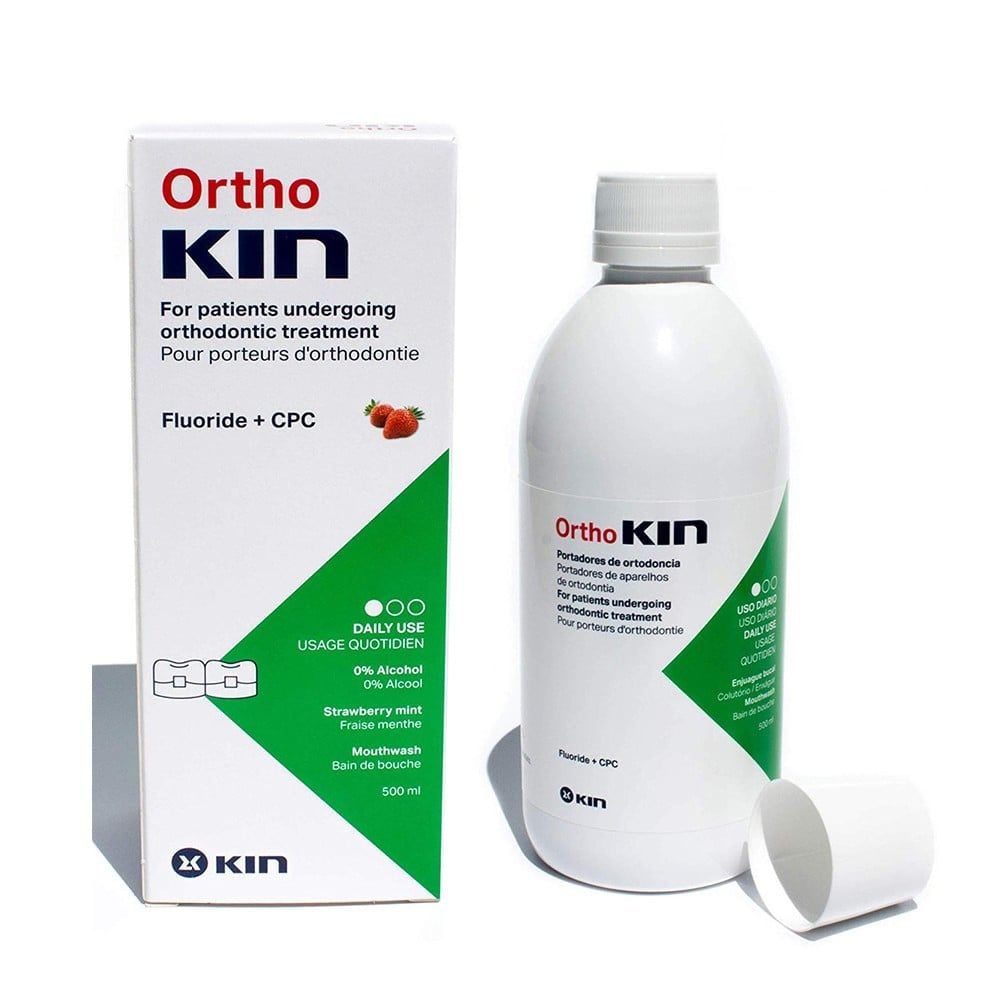  Nước súc miệng Ortho Kin cho răng niềng 500ml 