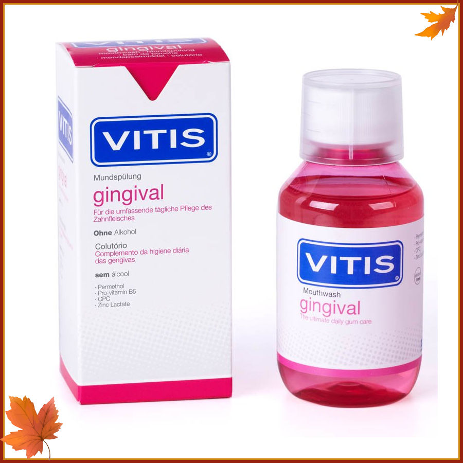  Nước súc miệng Vitis Gingival ngừa viêm nướu 150ml 