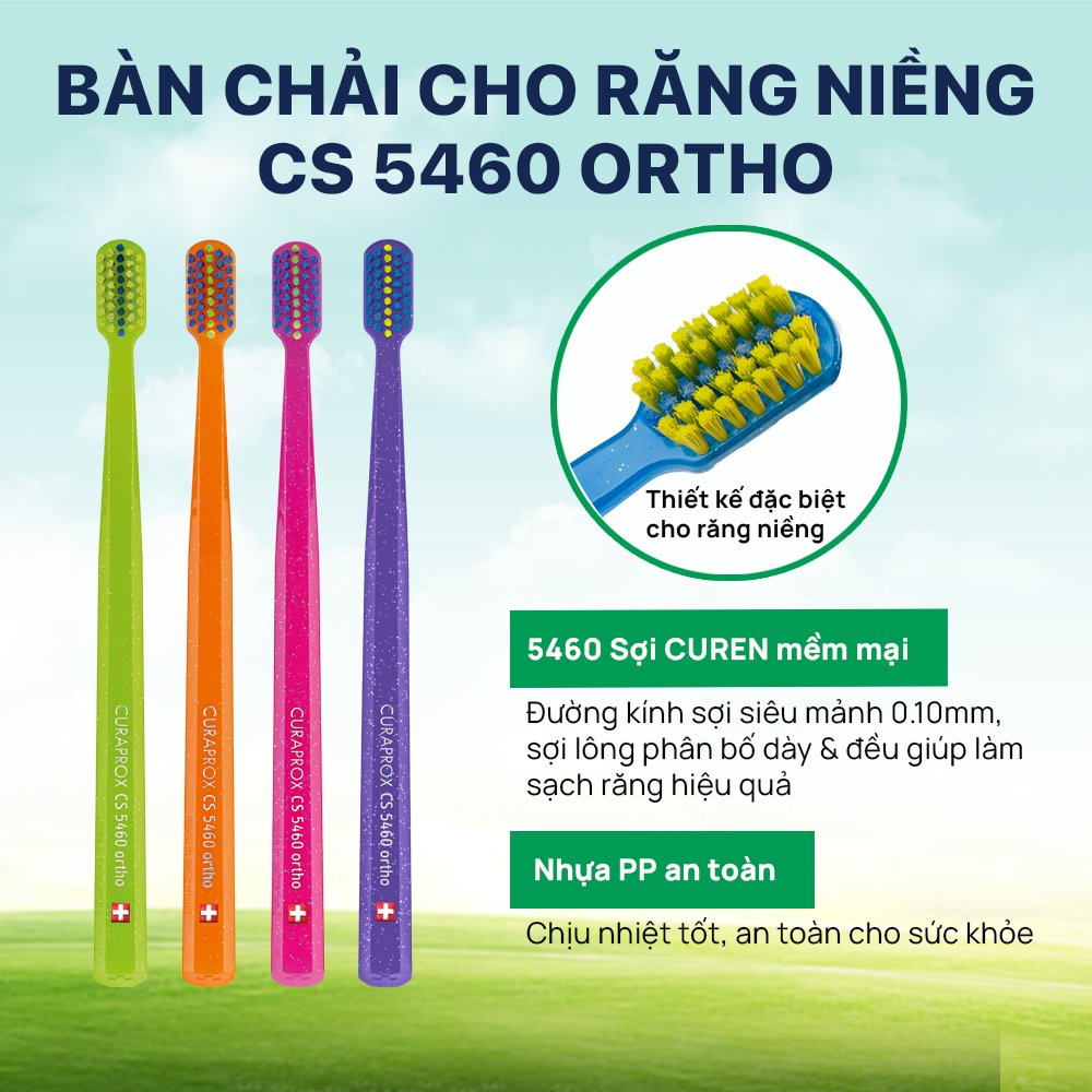  Combo Ortho Kin và bàn chải răng CS 5460 chăm sóc răng niềng 