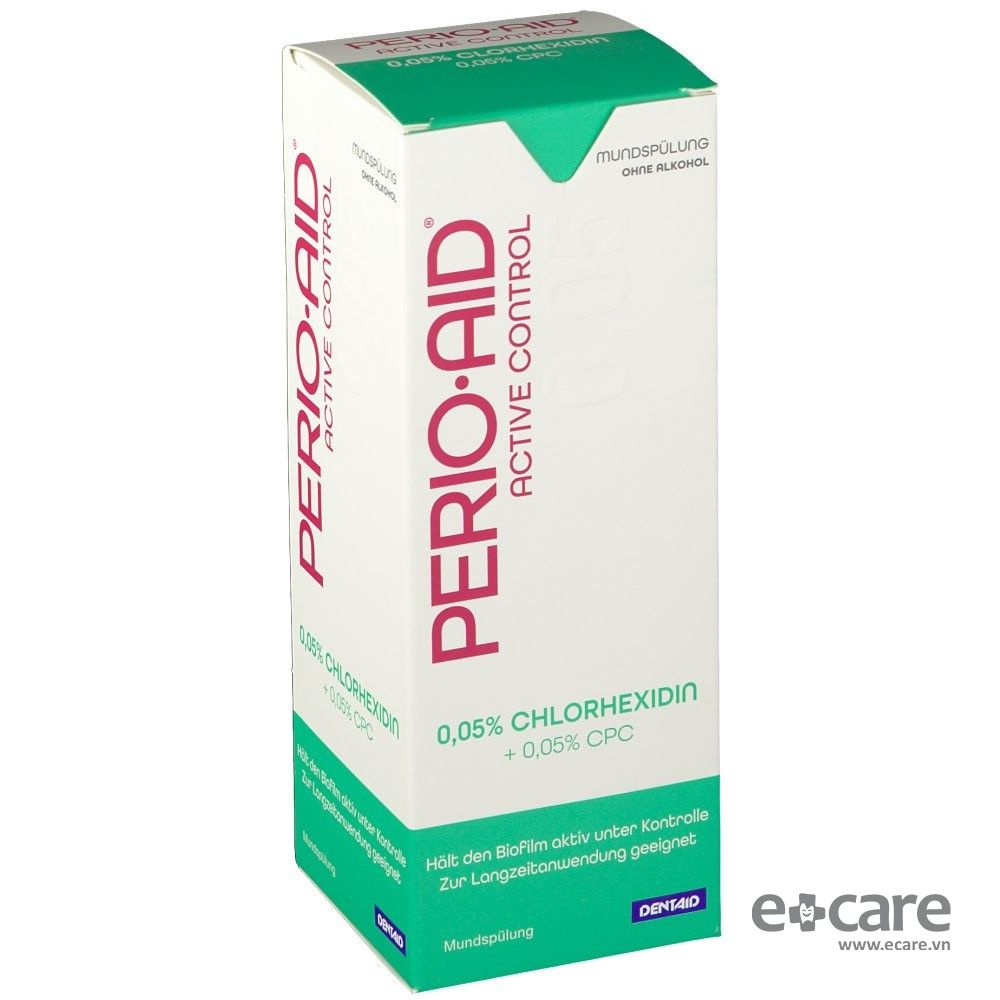  Nước súc miệng Perio-Aid Active Control ngừa viêm nướu 500ml 