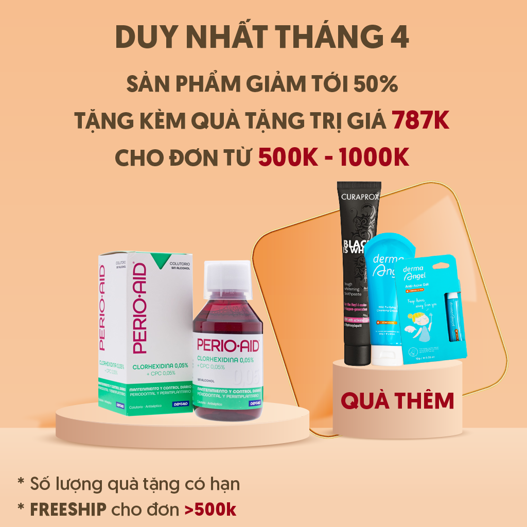  Nước súc miệng Perio-Aid Active Control ngừa viêm nướu 150ml 