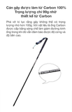  Gậy leo núi chạy trail siêu nhẹ bền chắc Zenone Z2150 full Carbon 